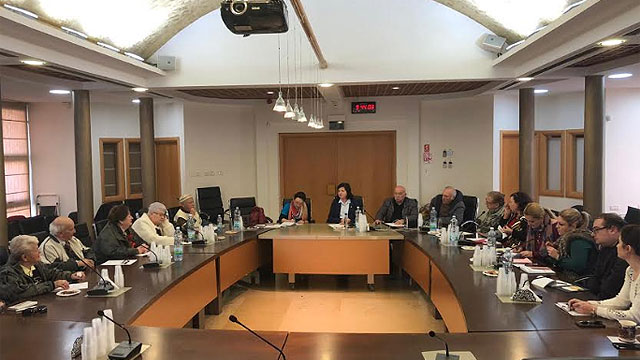 Софья Бейлина Софья Бейлина, - совещание по поводу празднования Дня Победы
