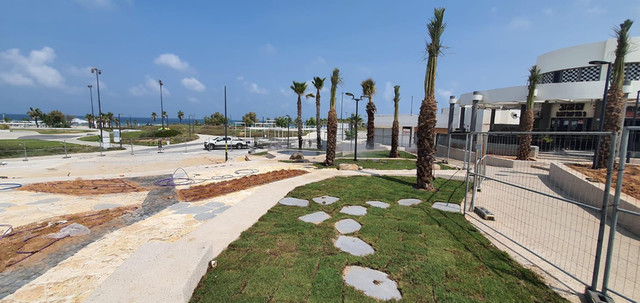 Работы по обновлению входа на пляж Длила в Ашкелоне