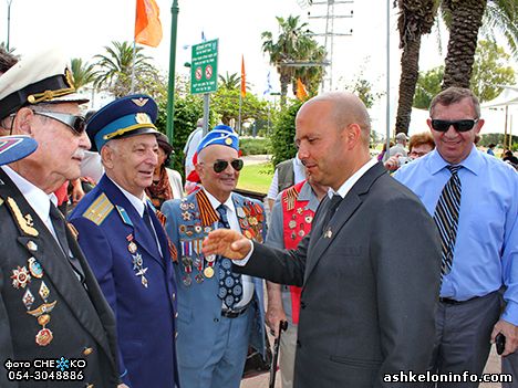 Ашкелон: О митинге, посвященном Дню Победы 15 Haifainfo.com
