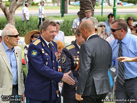 Ашкелон: О митинге, посвященном Дню Победы 3 Haifainfo.com