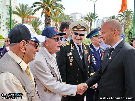 Ашкелон: О митинге, посвященном Дню Победы 14 Haifainfo.com