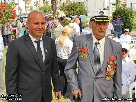 Ашкелон: О митинге, посвященном Дню Победы 13 Haifainfo.com