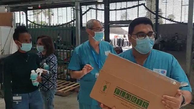 Акция: Медики больницы "Барзилай" на городском рынке