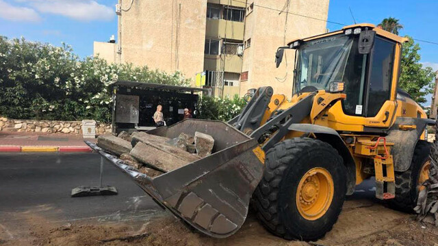 Благоустройство старой улицы Шай Агнон в районе Шимшон Благоустройство старой улицы Шай Агнон в районе Шимшон