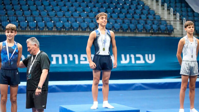 На чемпионате Израиля по прыжкам на батуте и акробатической дорожке На чемпионате Израиля по прыжкам на батуте и акробатической дорожке