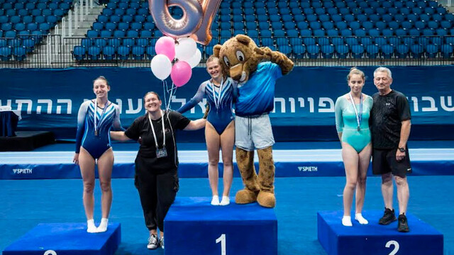 На чемпионате Израиля по прыжкам на батуте и акробатической дорожке На чемпионате Израиля по прыжкам на батуте и акробатической дорожке
