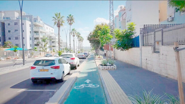 Улица Шапира в районе Шимшон преобразилась