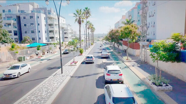 Улица Шапира в районе Шимшон преобразилась