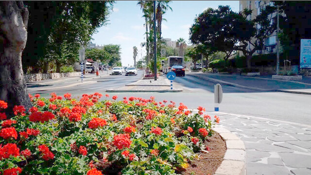 Улица Шапира в районе Шимшон преобразилась