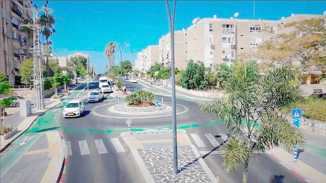 Улица Шапира в районе Шимшон преобразилась