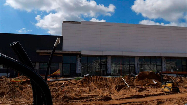 Строительство центрального автовокзала в Ашкелоне на продвинутой стади