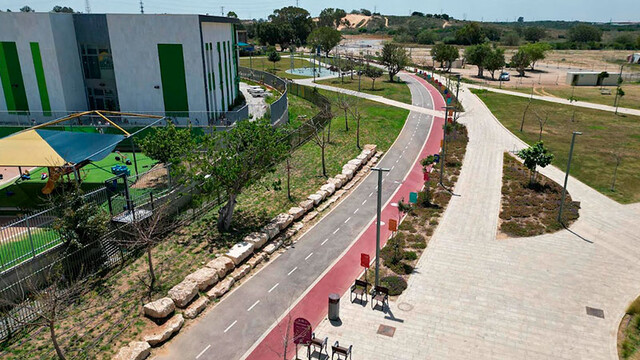 Завершена установка «Тропы добрых дел» в Экопарке Ашкелона